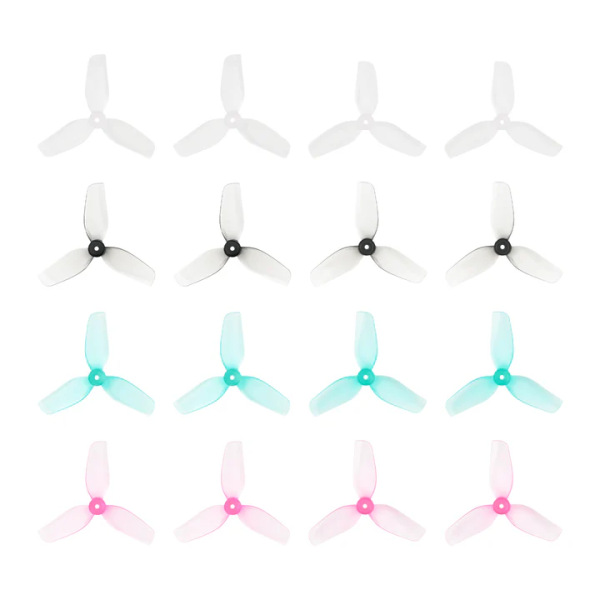 HQ 31mm Ultralight 3-Blade Props(1.0mm Shaft ) 4pcs-Grey