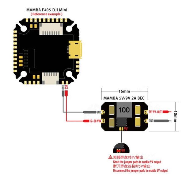 MAMBA MICRO 2A BEC 5V/9V
