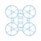 Air65 Brushless Whoop Frame (1PC) Transparent Blue