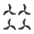 GF 2218 3-Blade Props-4pcs|Black