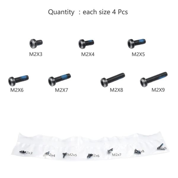 M2 *3*4*5*6*7*8*9 Screw Pack (4pcs)
